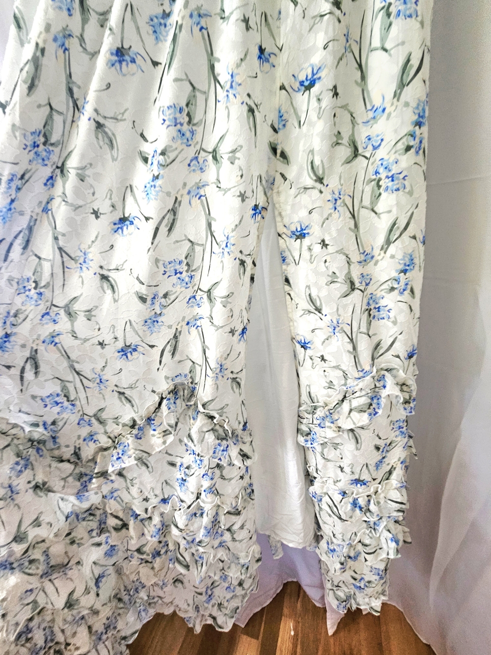 Rebdolls Floral Ruffle Maxi Dress β Size 2X β Boho Cottagecore β EUC - Picture 4 of 10